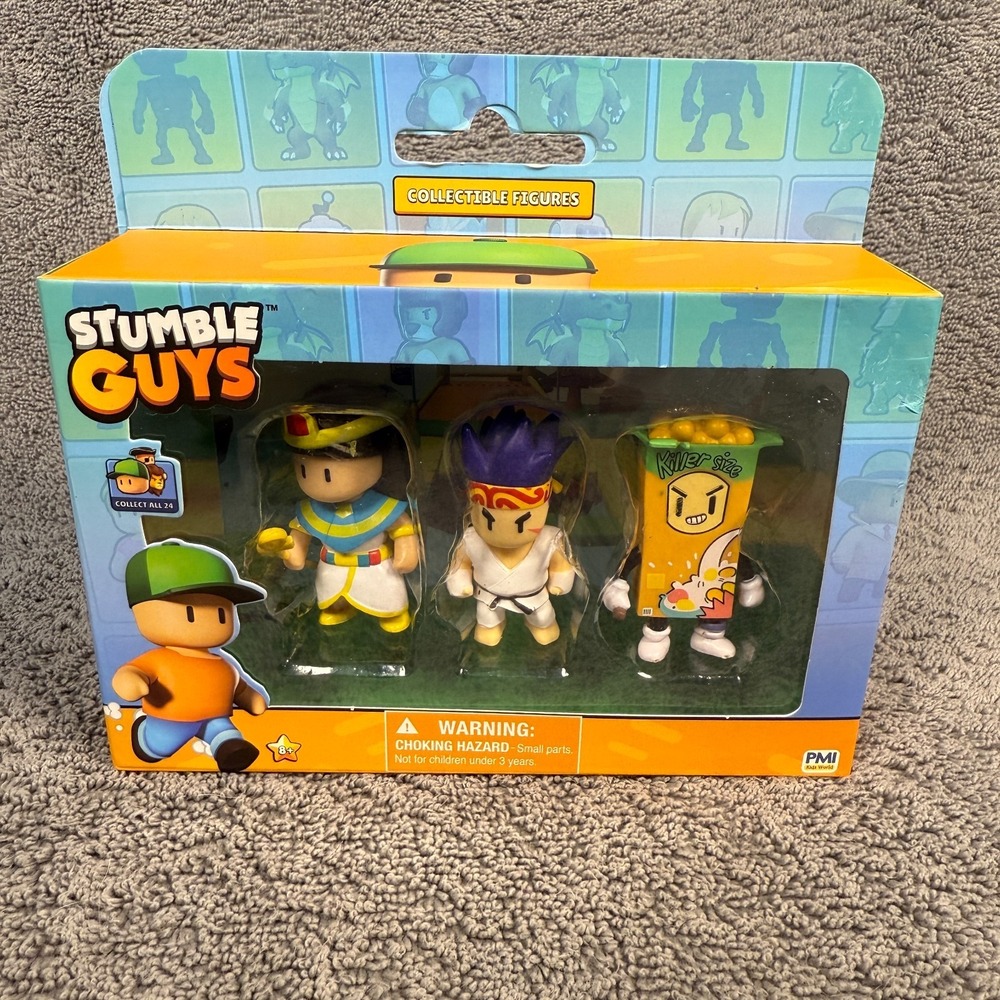 Stumble Guys Cleopata/Sensei Firefist & Cereal Killer 3 pk